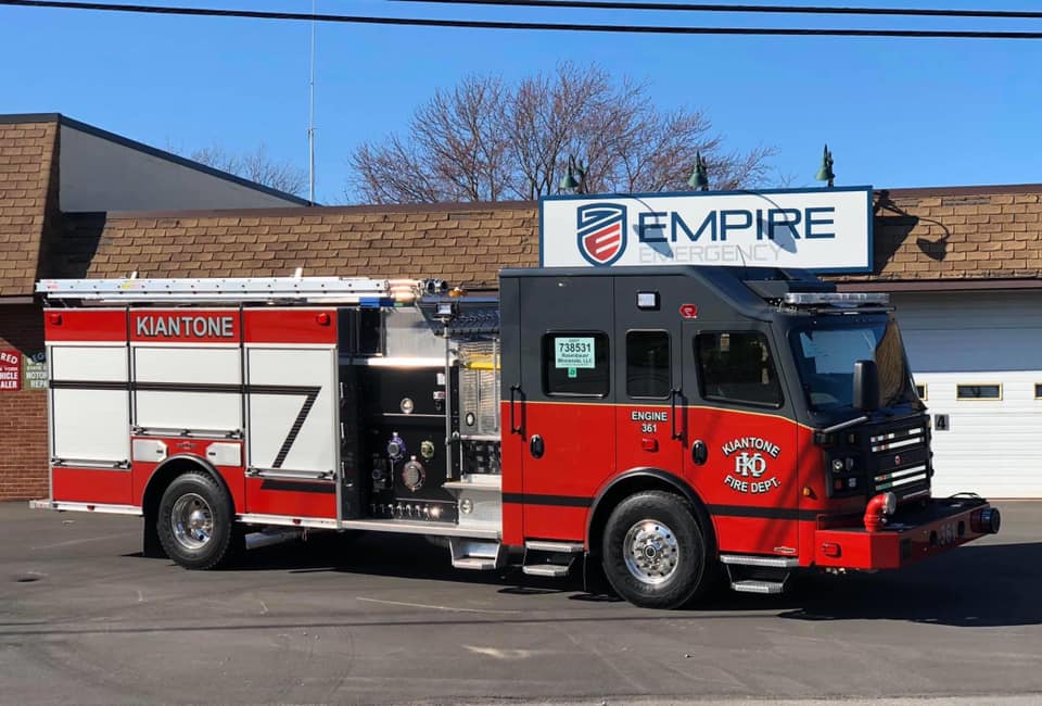 Kiantone Unveils New Fire Engine | News, Sports, Jobs - Post Journal